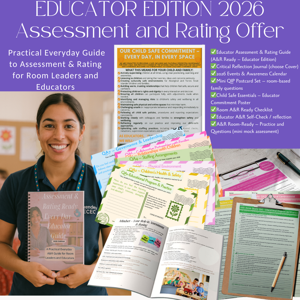 A&R Ready – Educator Edition for ECEC Room Leaders & Assistants (2026)