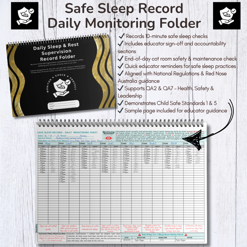Safe Sleep Record – Daily Monitoring Folder