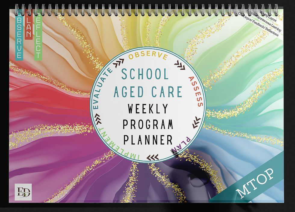 Thumbnail: A3 School Aged Care Weekly Program Planner