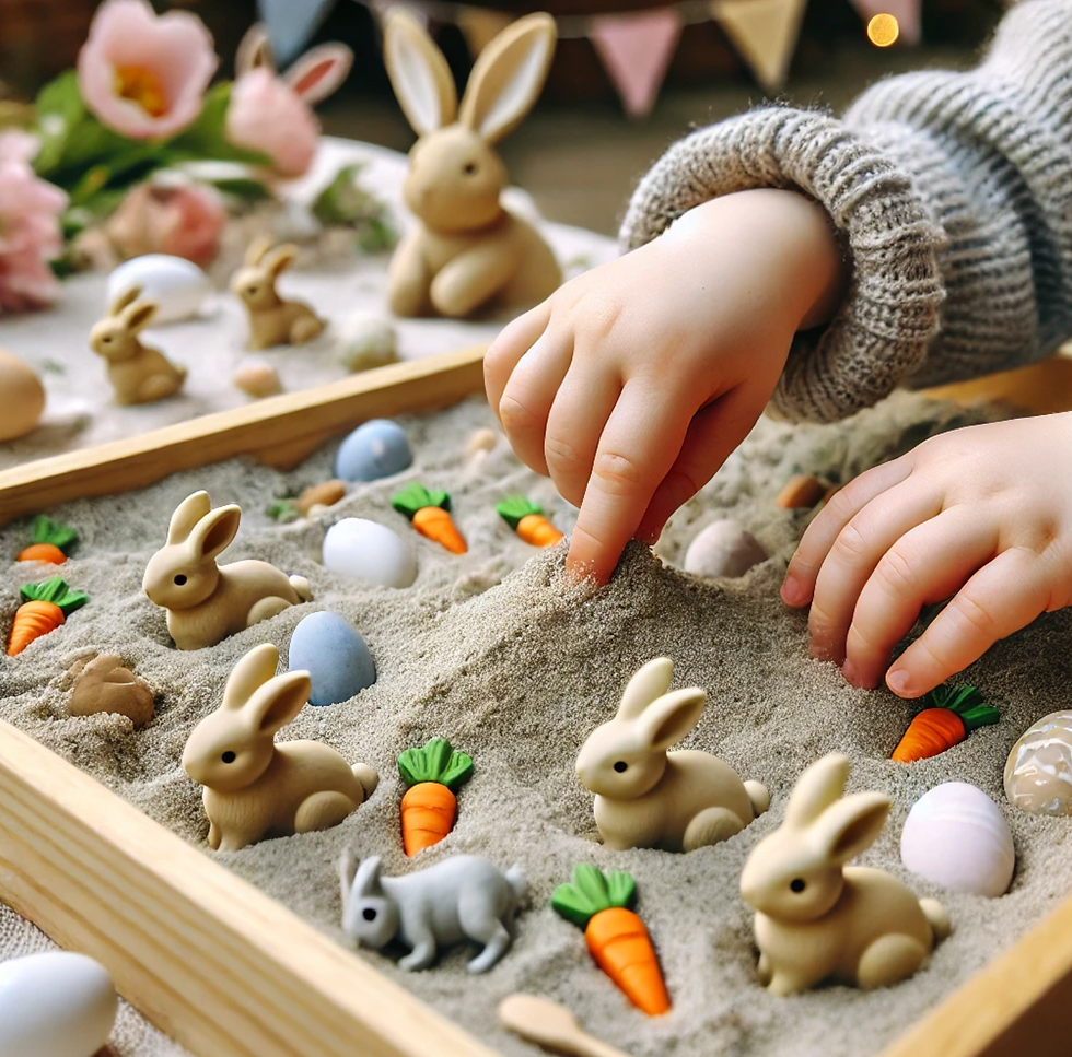 Bunny Trails Sand Tray