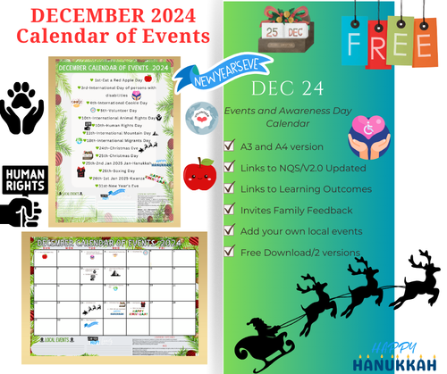 December Events Calendar Key Events And Awareness Days The Educators