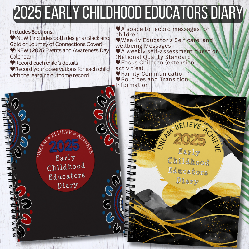 2025 Early Childhood Educators Diary Screenshot