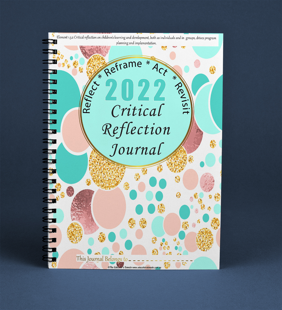 2022 Critical Reflection Journal- Spots and Glitter Cover Screenshot