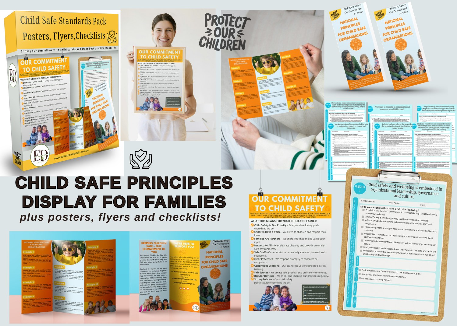 Child Safe Standards & Principles Resource Pack – Posters, Flyers & Checklists