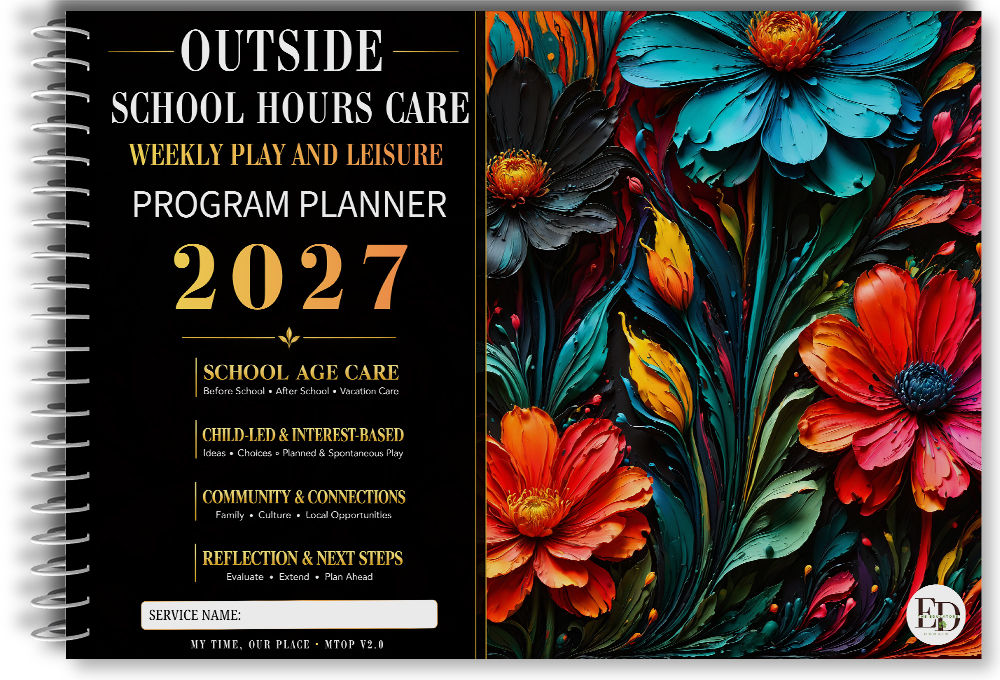 2027 Outside School Hours Care Weekly Play & Leisure Program Planner