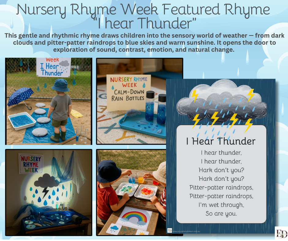 Thumbnail: Nursery Rhyme Week Activity and Poster Set