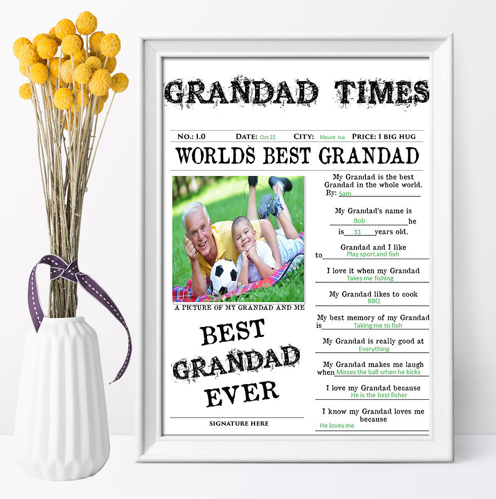 Thumbnail: Grandparents Day Activity and Learning Story Pack