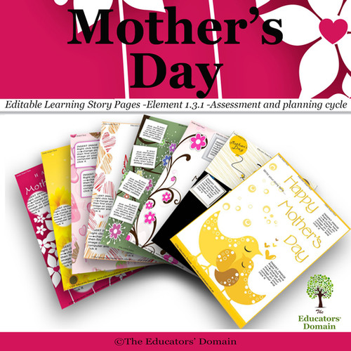 Mothers Day Learning Story Pack with Poems | The Educators Domain