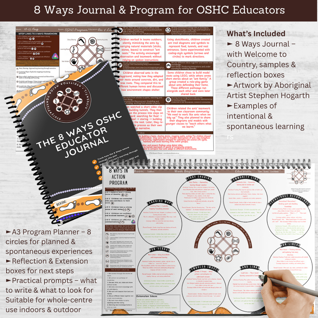 OSHC 8 Ways Journal & A3 Program Planner