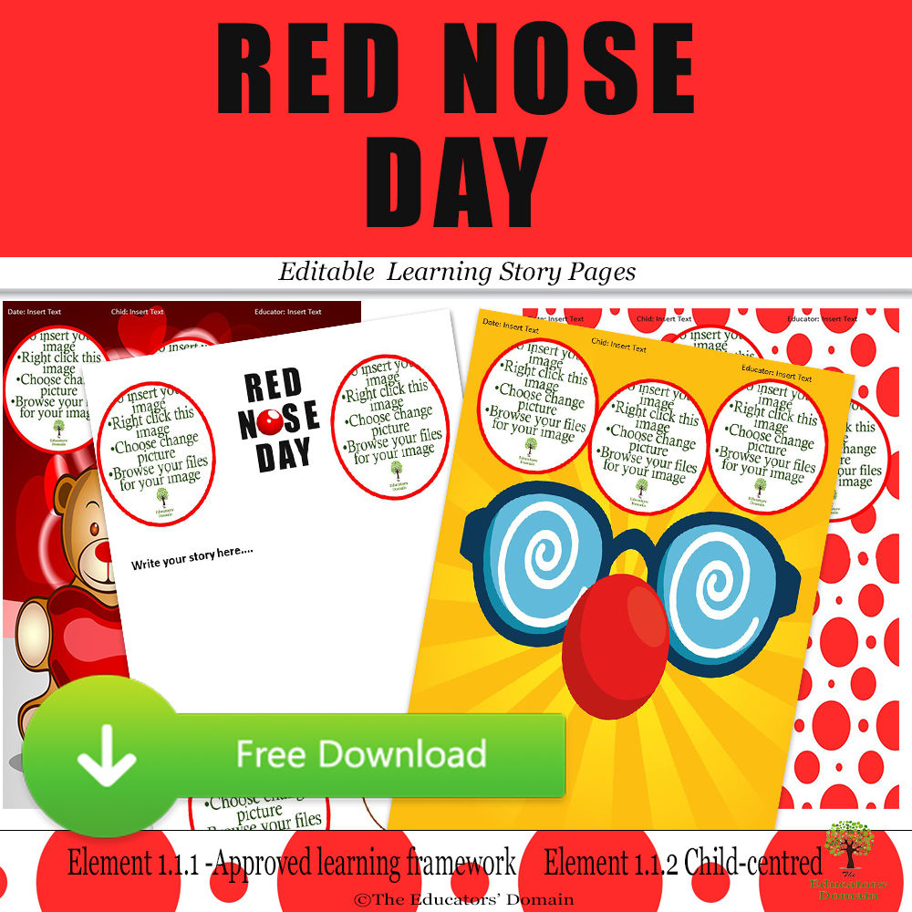 Red Nose Day Learning Story Pack