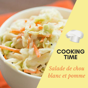 [C O O K I N G   T I M E] - Salade de chou blanc et pomme façon coslow