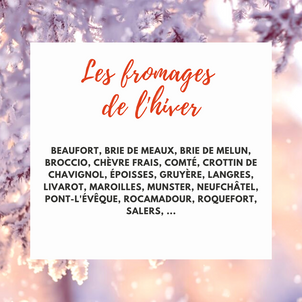 [G O O D   T O   K N O W] - Les fromages de l'hiver