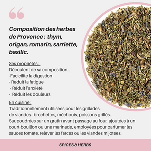 [S P I C E S  &  H E R B S] - Les herbes de Provence