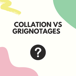[G O O D   T O   K N O W] - Collations VS Grignotages