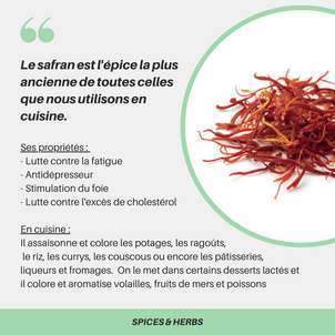[S P I C E S  &  H E R B S] - Le Safran