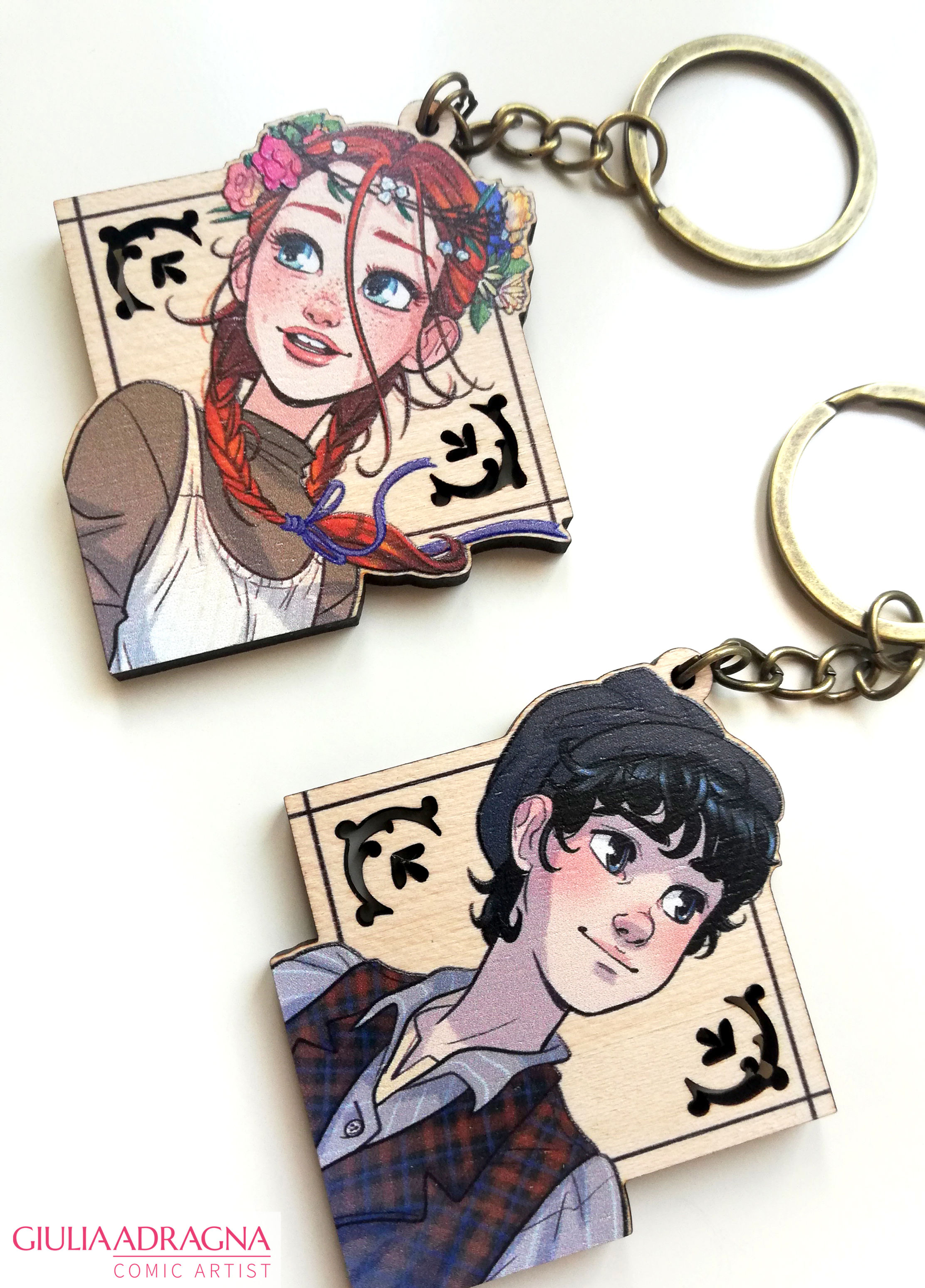 ANNE OF GREEN GABLES • wooden keychain