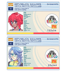 Illustration with Poxe the Fox and Basin the Bunny, mascottes created by Giulia Adragna for Expo Comic Convention in Palermo.