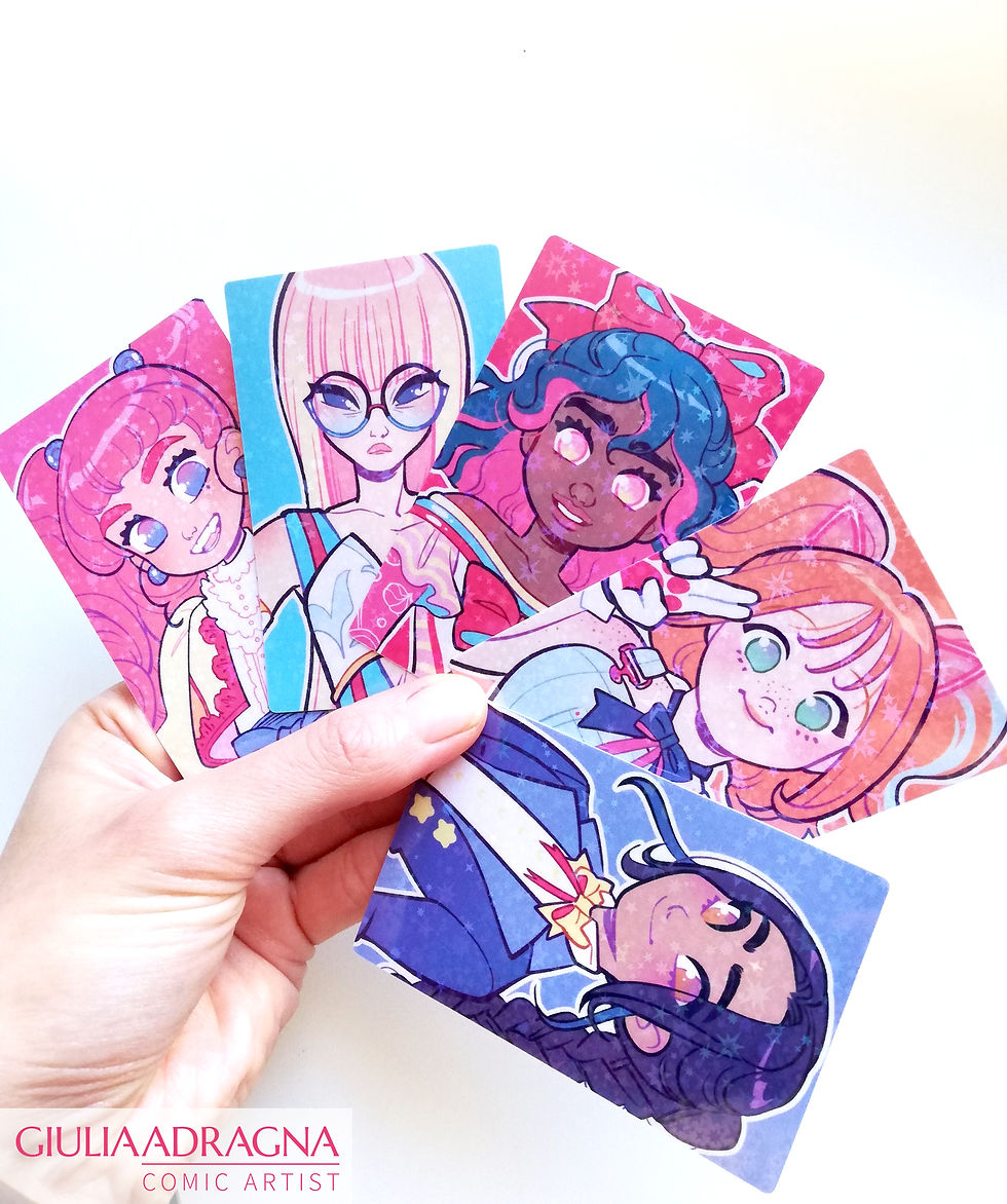 Thumbnail: MAGIE • starry holo photocard stickers