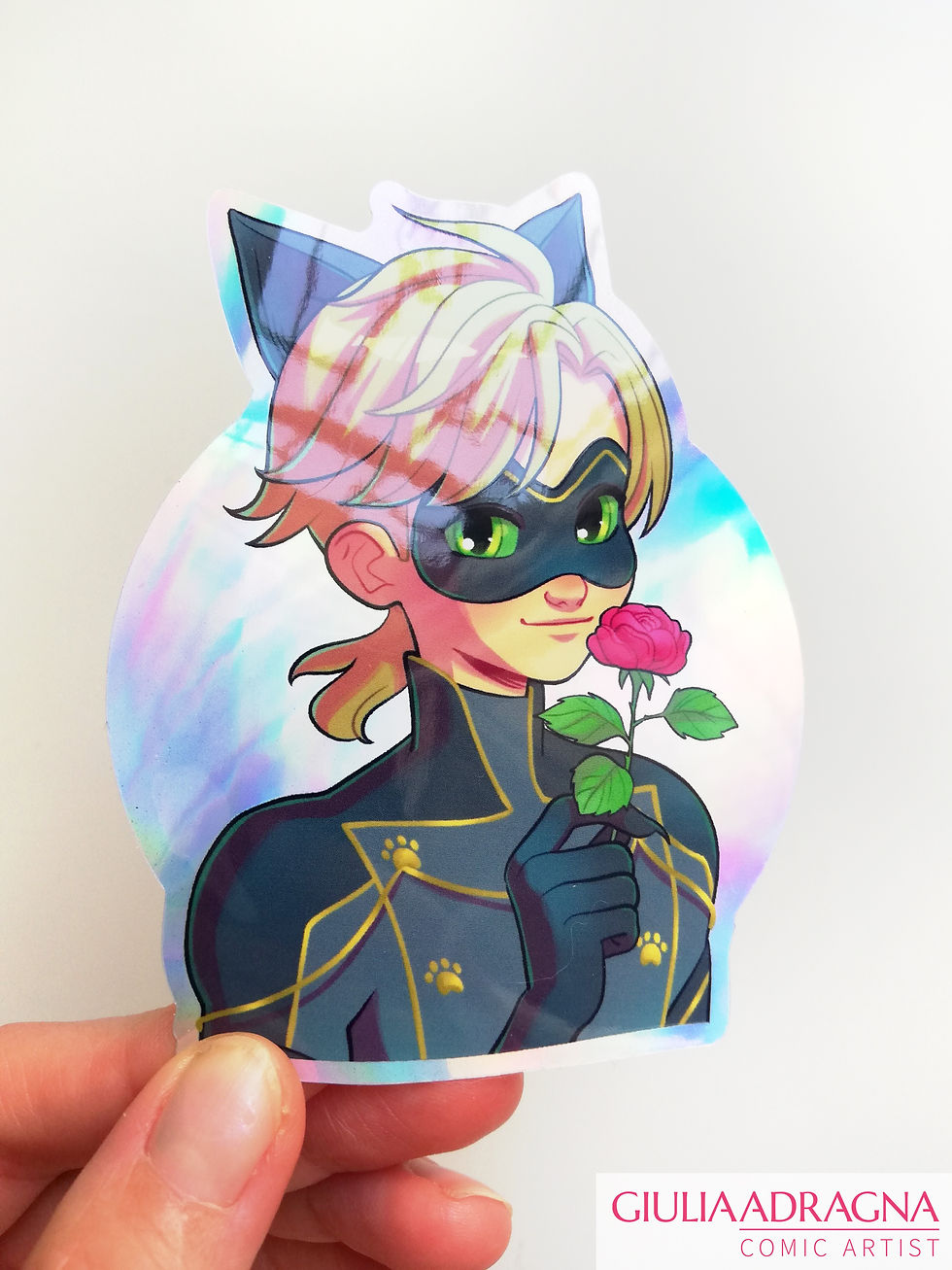 Thumbnail: CATWALKER • holographic sticker