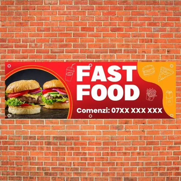 Banner - "fast food"