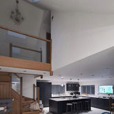 New Seamless Kitchen and Vaulted Lobby.