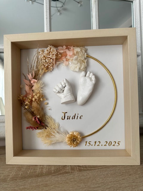 Cadre empreintes 3D bébé