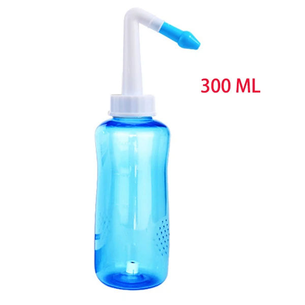 Miniatura: Protetor de frasco para lavagem nasal profissional, irriga e evita alergias.
