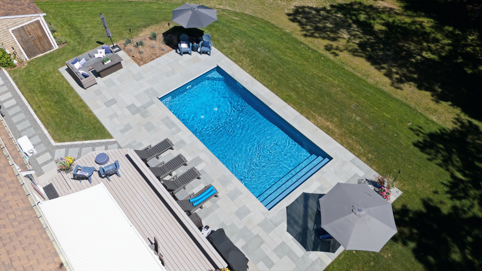 fiberglass pool in pocasset cape cod