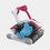 Thumbnail: Robotic Pool Cleaner D600 Pink Piranha