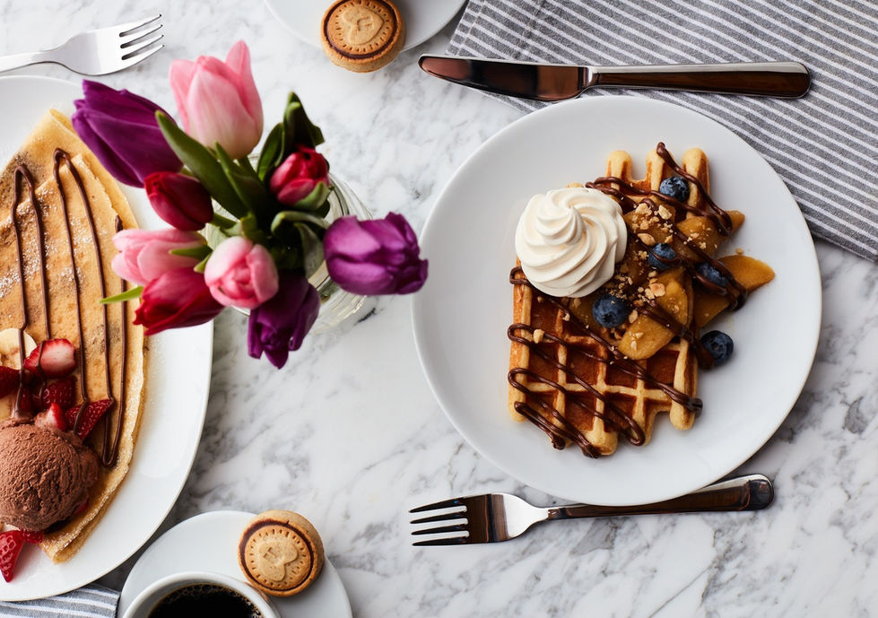 Crepes and waffles