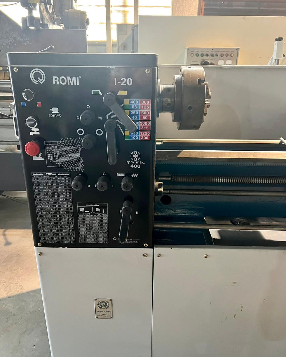Miniatura: 🇧🇷TORNO MECÂNICO ROMI I20