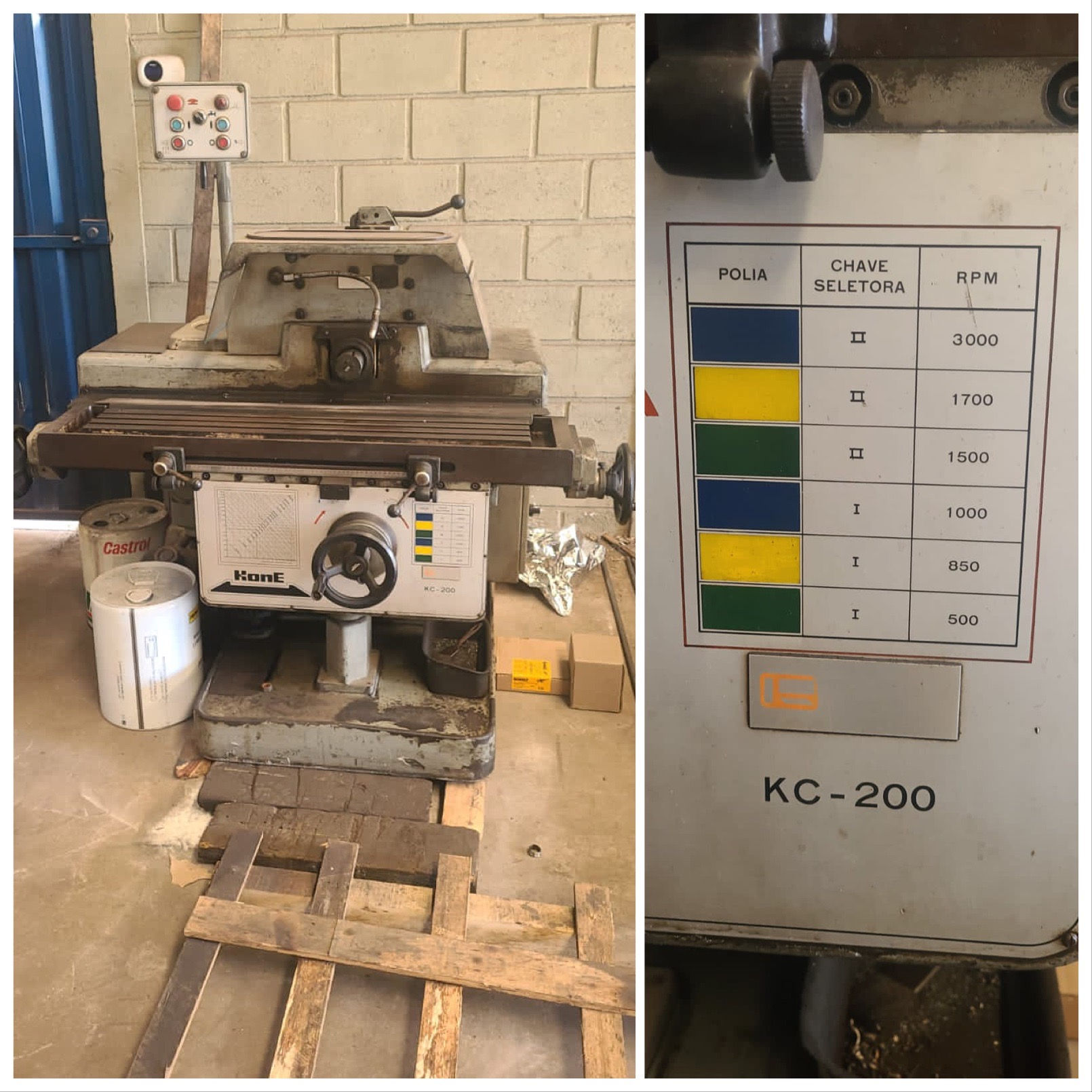 CHAVETEIRA INTERNO EXTERNO KONE 