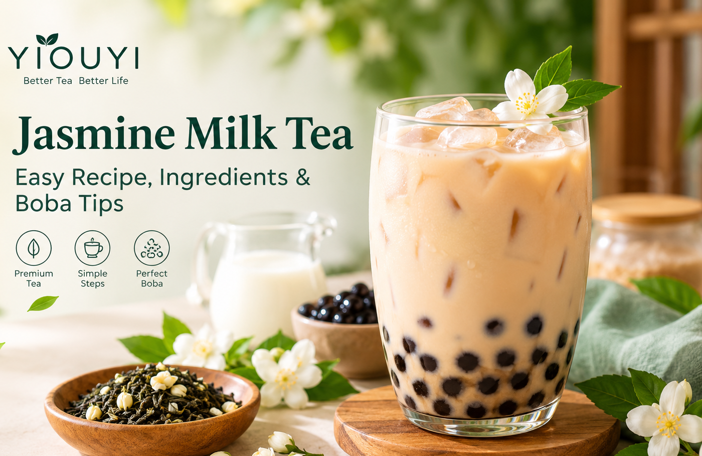 jasmine milk tea