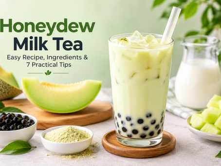honeydew milk tea