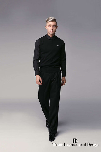 TID製 ダンス用メンズベスト　黒　TID A006 TID製 ダンス用メンズベスト【A006】 | adsjapan-danceshoes