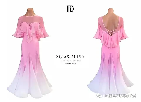 TID M197D】ボールルームワンピース ※カラーバリエーション4色