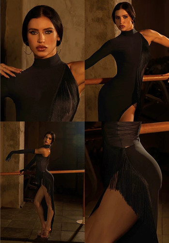 ZYM 25076 | Light Grace | ラテンワンピース （ブラック） | adsjapan