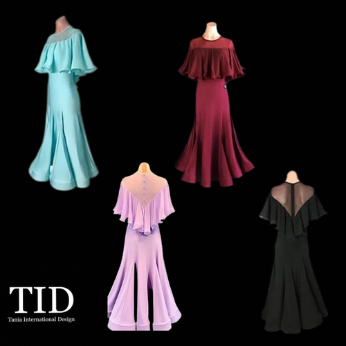 TID M092D】ボールルームワンピース ※カラーバリエーション4色