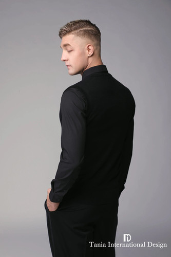 TID製 ダンス用メンズベスト　黒　TID A006 TID製 ダンス用メンズベスト【A006】 | adsjapan-danceshoes