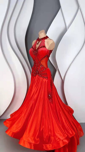 セミオーダー可能【TIDM705】フロート煌めくサテン生地の女王ドレス