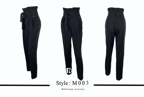 TID ボールルームパンツ　ブラック TID M005】ボールルーム・パンツ (黒) | adsjapan-danceshoes