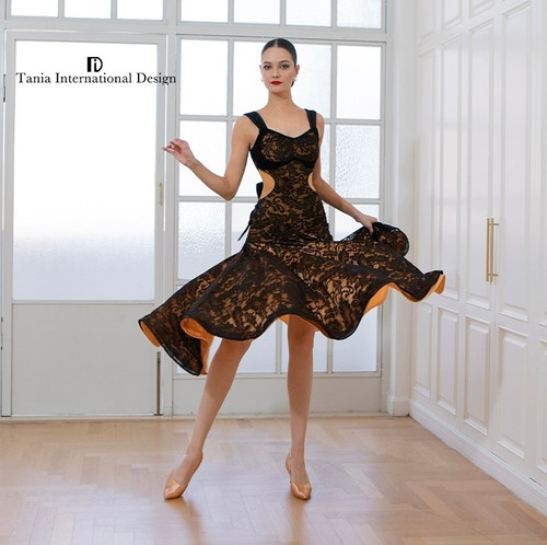 TID D014】プレミアムボールルームワンピース | adsjapan-danceshoes