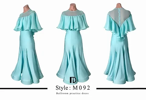 TID M092D】ボールルームワンピース ※カラーバリエーション4色