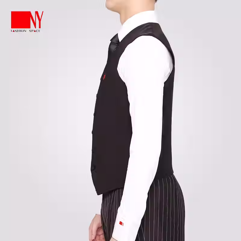 サムネイル： NY 23115MJ | メンズベスト (ブラック）
