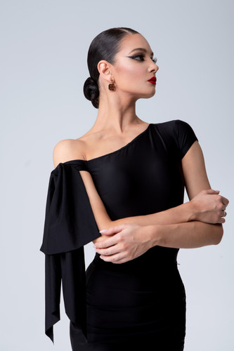 TID ボールルームトップス TID B038】ボールルーム・トップス (ブラック） | adsjapan