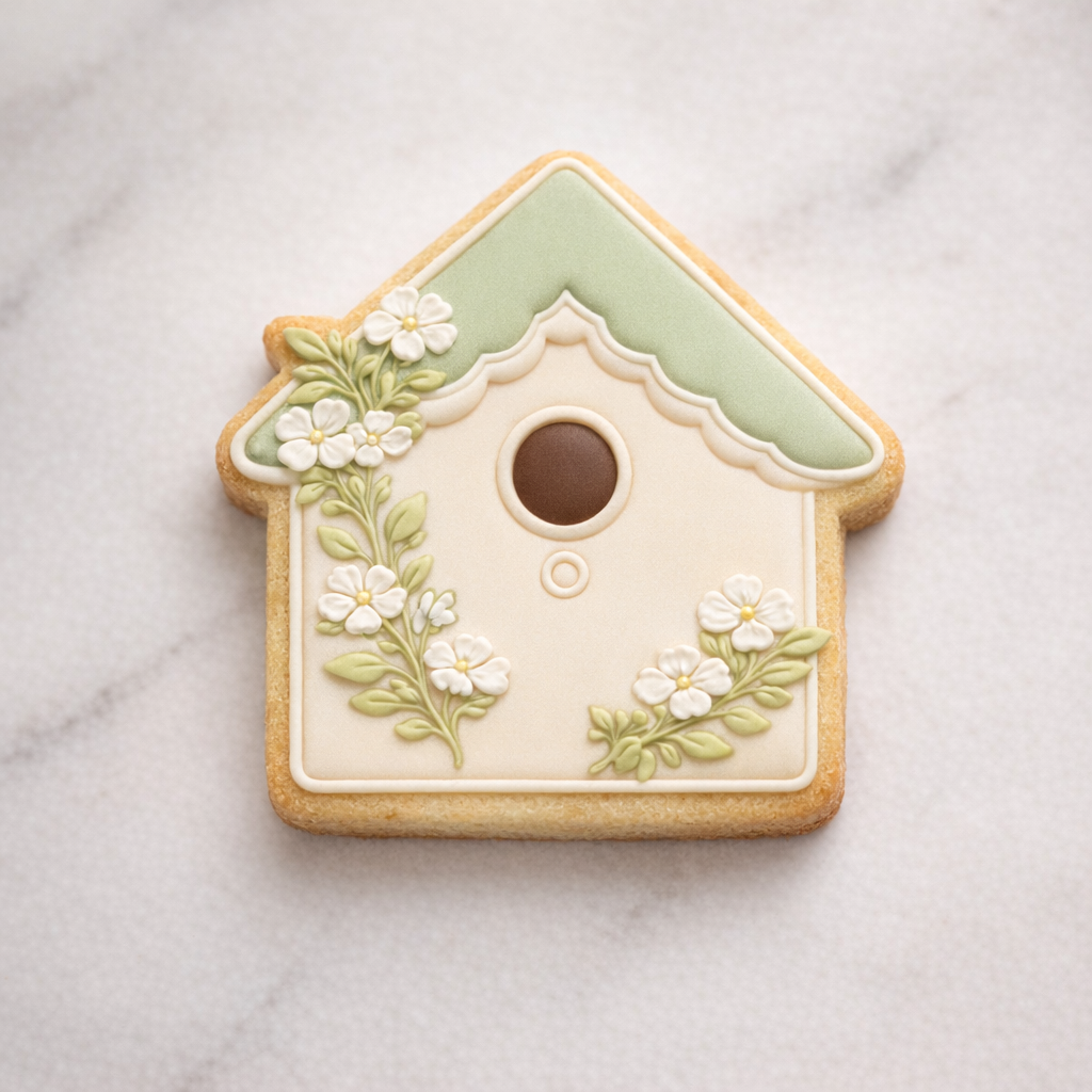 Floral Birdhouse Cookie Cutter | RGSS-F15