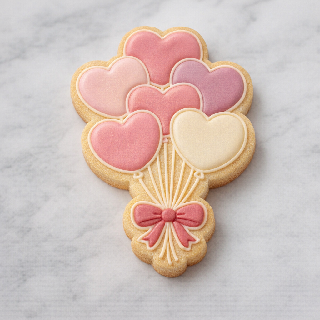 Heart Balloon Bouquet STL File (Size:Regular) | RGSS-V6