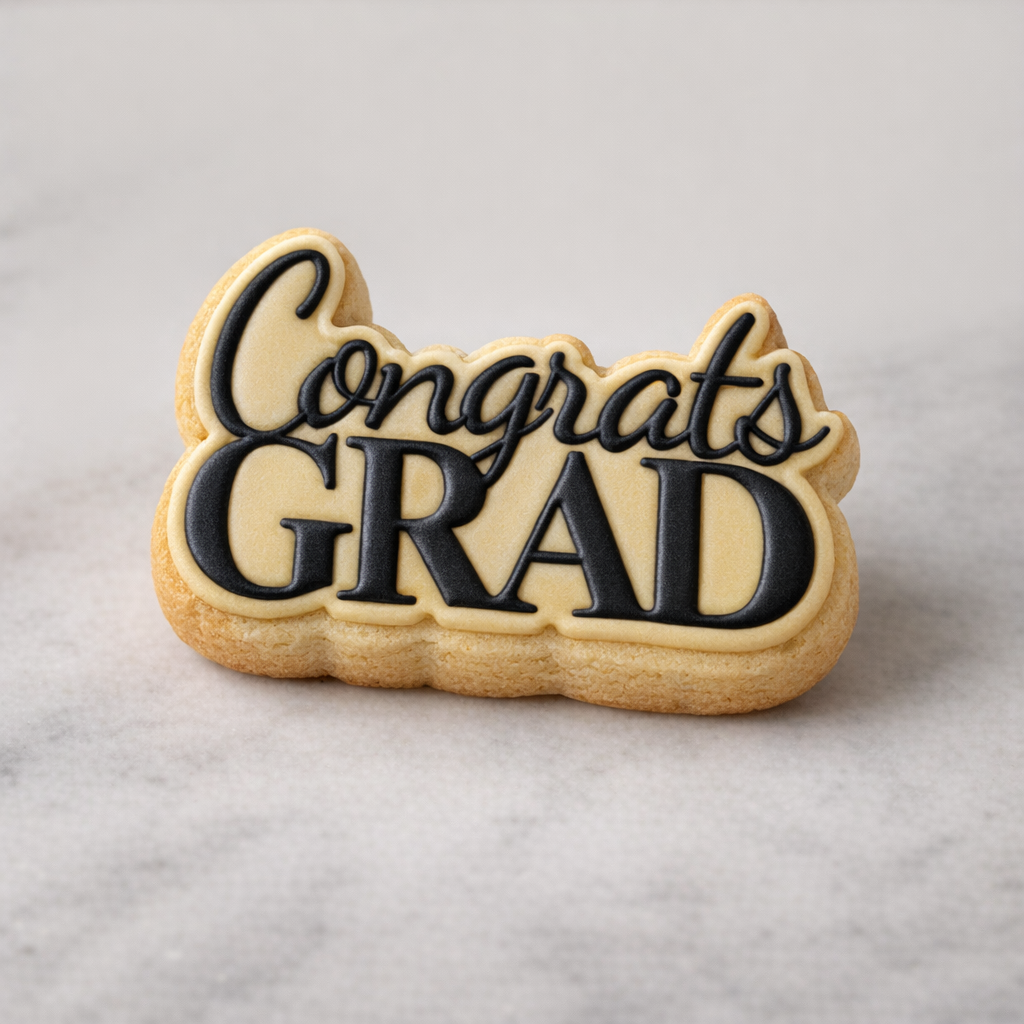 Congrats Grad Script STL File (Size:Regular) | RGSS-G1