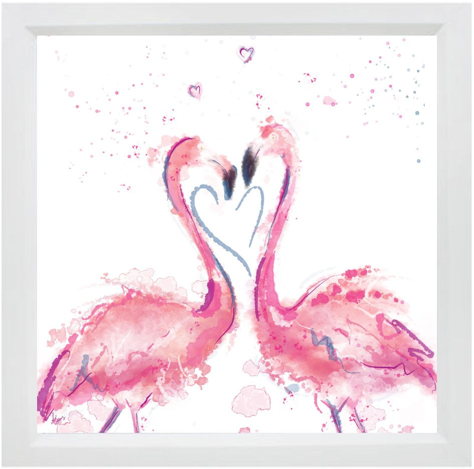 Flamingos In Love