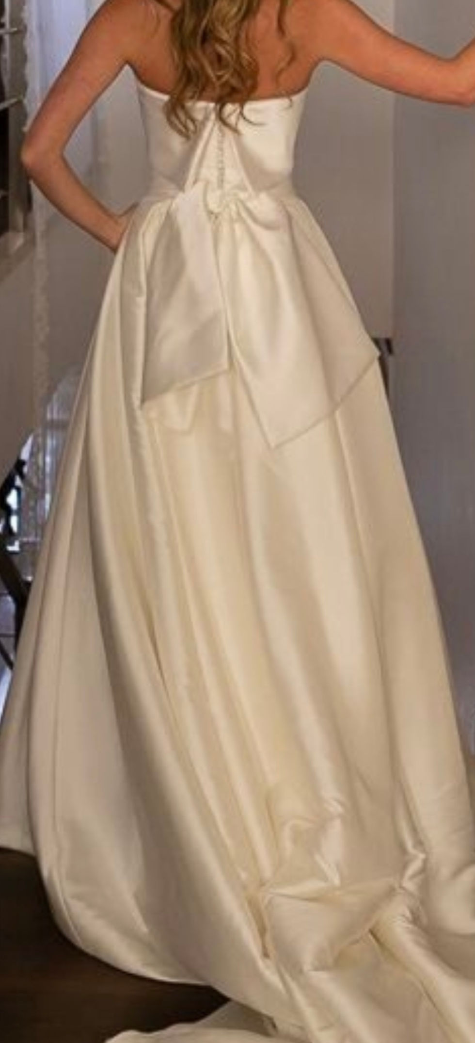 Miniatura: Vestido de noiva Rosa Clara minimalista evase